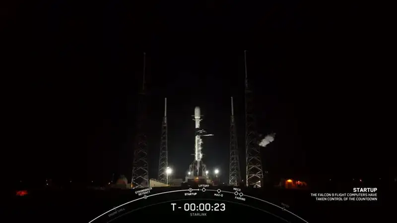 SpaceX вывела на орбиту Земли 56 новых спутников Starlink