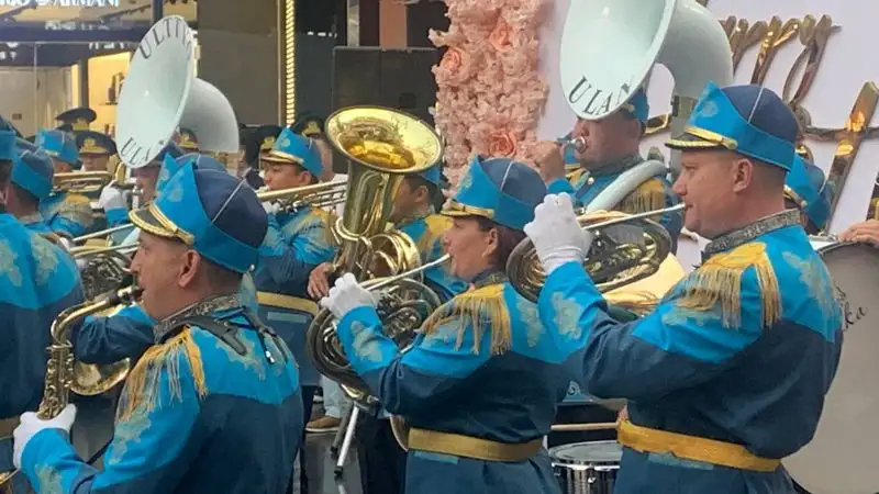 Казахстан военный оркестр, фото - Новости Zakon.kz от 08.07.2023 00:17