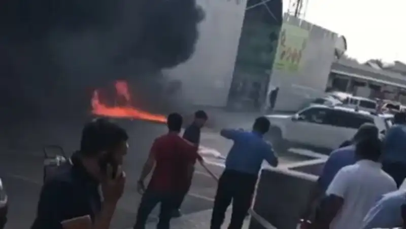 Стала известна площадь пожара на "барахолке" в Алматы