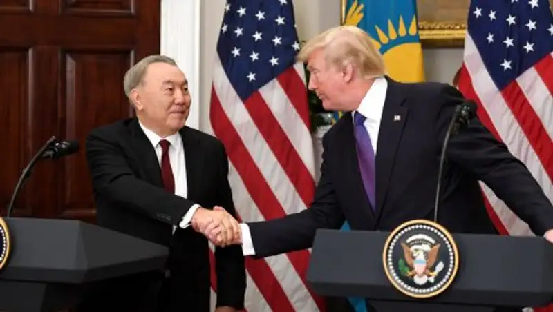 Каким было рукопожатие Трампа и Назарбаева