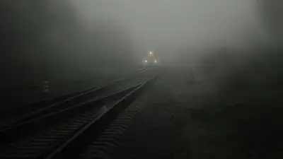 Кокшетау накрыл густой смог, фото - Новости Zakon.kz от 08.05.2023 12:26