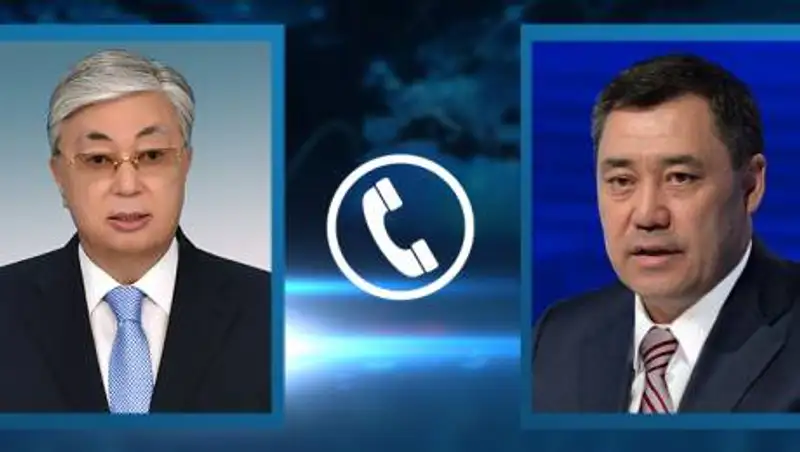 Жапаров поблагодарил Токаева за поддержку Кыргызстану в непростой период