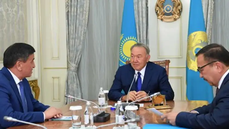 Назарбаев отправил телеграмму Жээнбекову