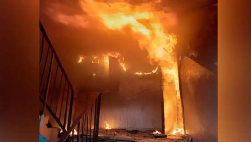 Два человека погибли во время пожара в Нур-Султане