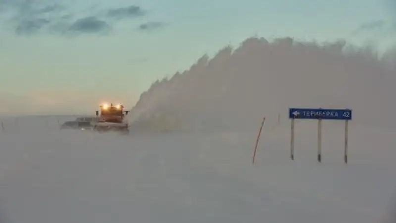 Список перекрытых дорог в Казахстане
