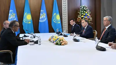 Токаев провел встречу с руководством ВОЗ, фото - Новости Zakon.kz от 23.10.2023 14:01