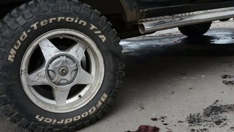 В Алматы сбили двух пешеходов