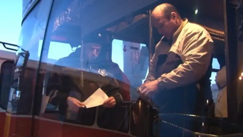 Пьяный мужчина управлял междугородним пассажирским автобусом