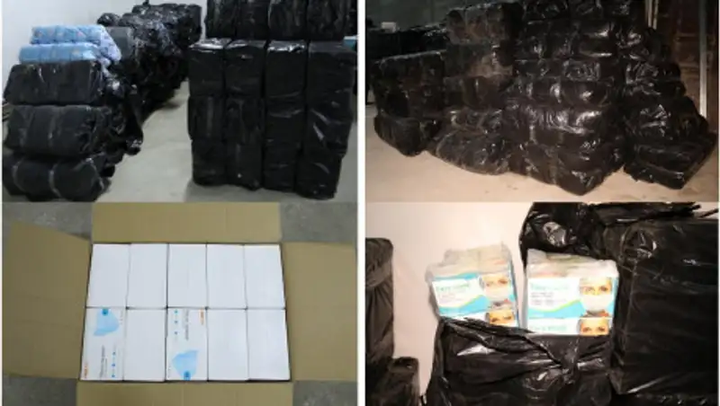 Обнаружен незаконный склад с медицинскими масками на 26 млн тенге в Узбекистане