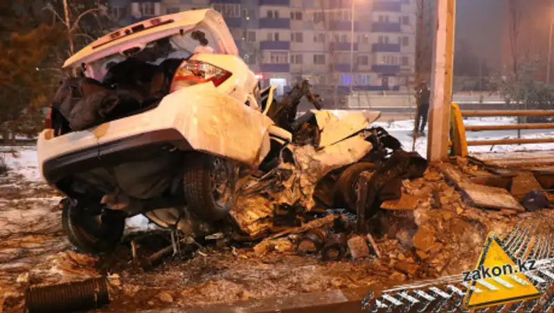 В Алматы произошло смертельное ДТП