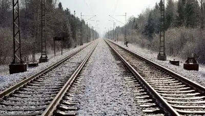 железнодорожные пути, фото - Новости Zakon.kz от 29.03.2022 09:26