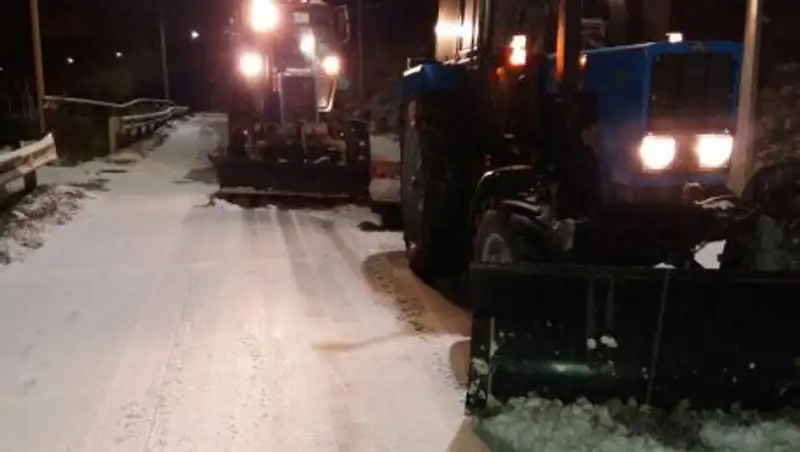 В Алматы выпало 4 см снежного покрова