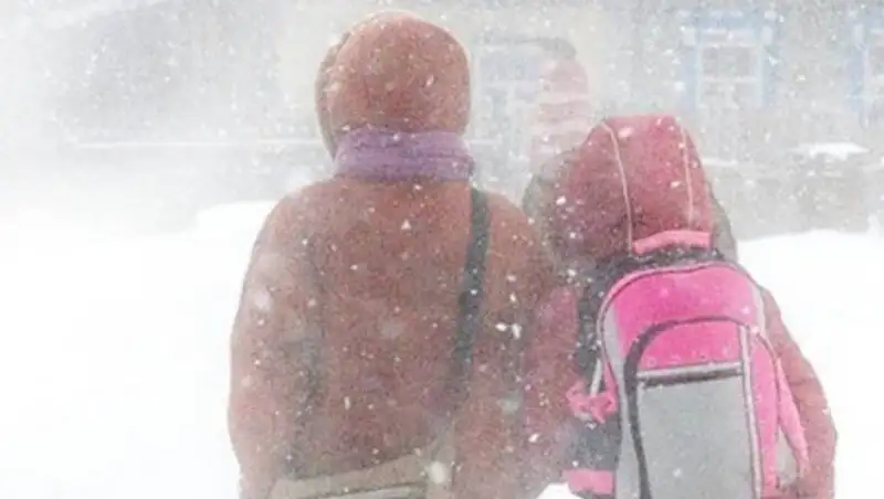 В ВКО отменены занятия, в Нур-Султане ученики идут в школу