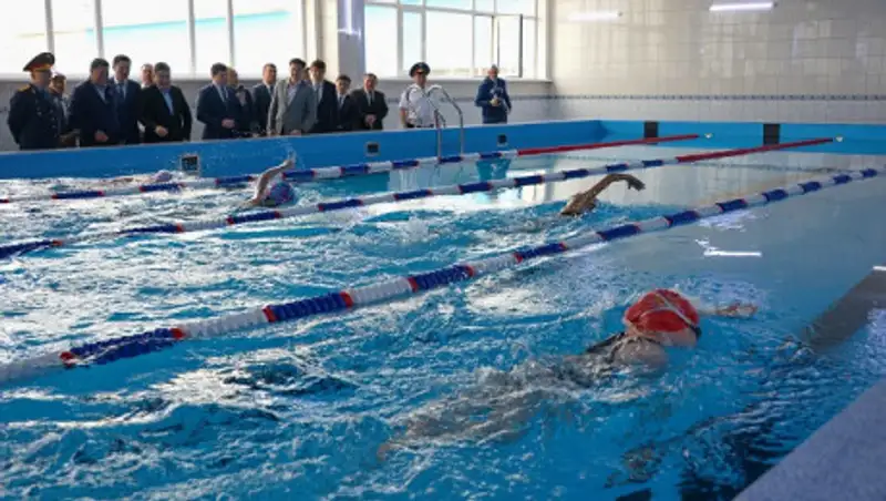 В Павлодаре открыли плавательный бассейн для полицейских