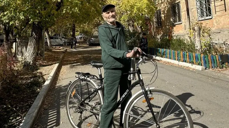 96-летний ветеран ВОВ из Темиртау примет участие в велопробеге