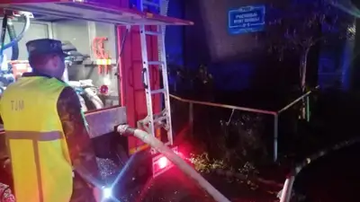 тушение пожара, фото - Новости Zakon.kz от 22.10.2023 09:09