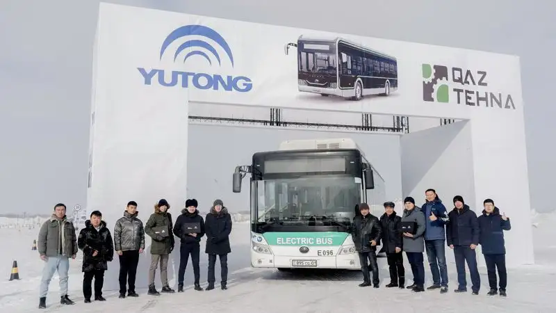 Электробусы компании Yutong успешно доказали, что суровый астанинский мороз им не страшен, фото - Новости Zakon.kz от 24.02.2023 12:50