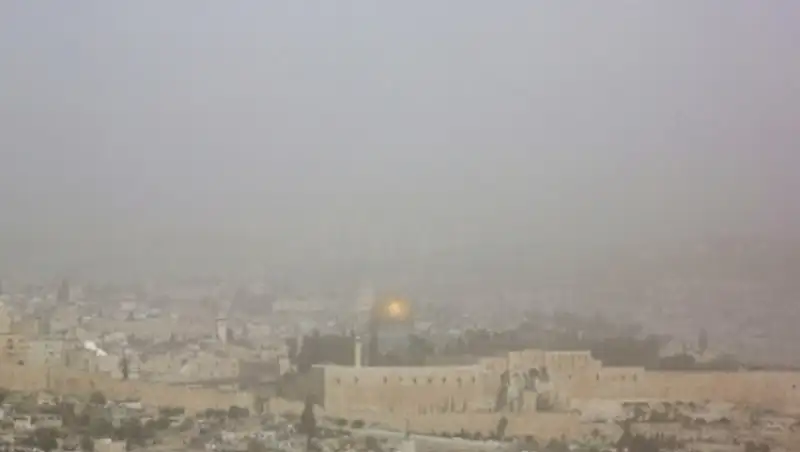 Израиль накрыла самая мощная за пять лет пыльная буря