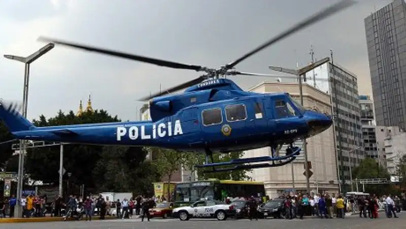 В Бразилии рухнул угнанный вертолет