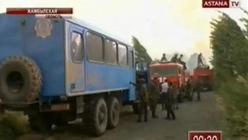 Во время пожара в Жамбылской области погиб сотрудник Меркенского районного акимата