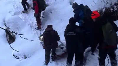 Пропавшую женщину обнаружили живой в горах Алмарасана, фото - Новости Zakon.kz от 10.01.2023 12:24