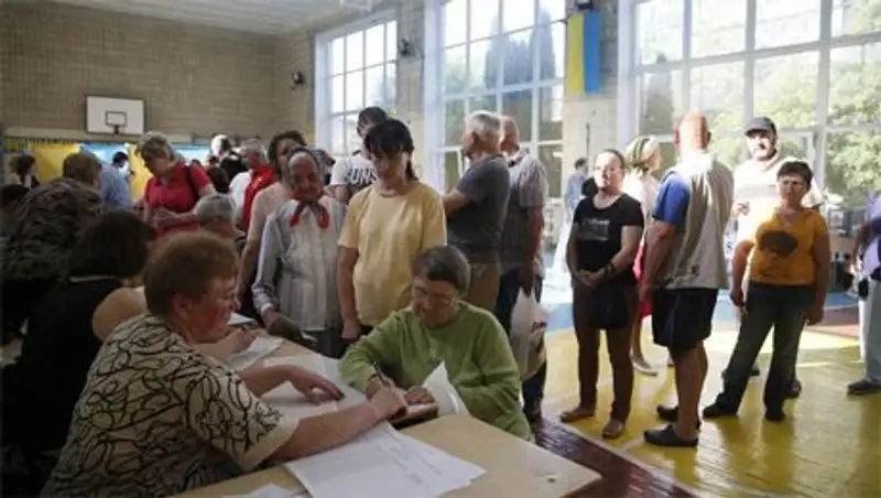 Самая высокая явка на выборах президента Украины отмечена в Киевской области - 22,49%
