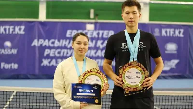 Теннис Чемпионы РК, фото - Новости Zakon.kz от 30.09.2022 15:40