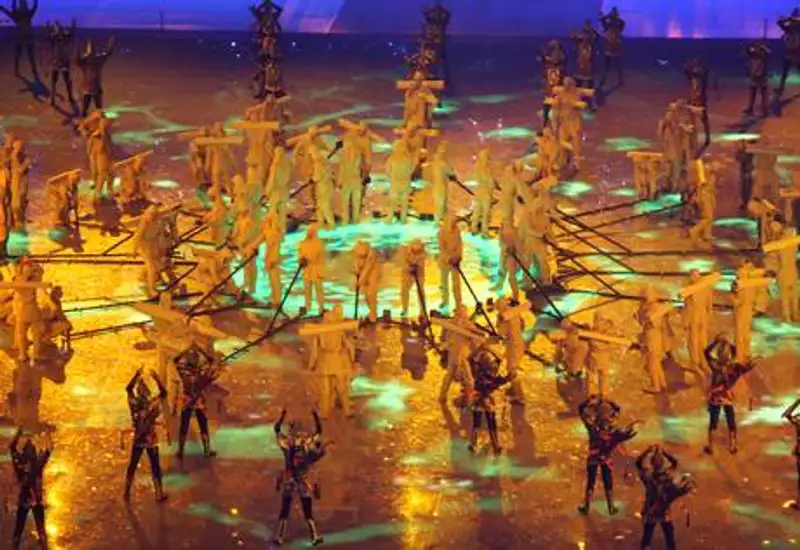 В Астане состоялось открытие 7-х зимних Азиатских игр (ФОТО), фото - Новости Zakon.kz от 31.01.2011 14:51