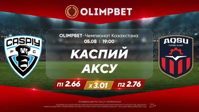 "Каспий" – "Аксу", фото - Новости Zakon.kz от 05.08.2023 14:17