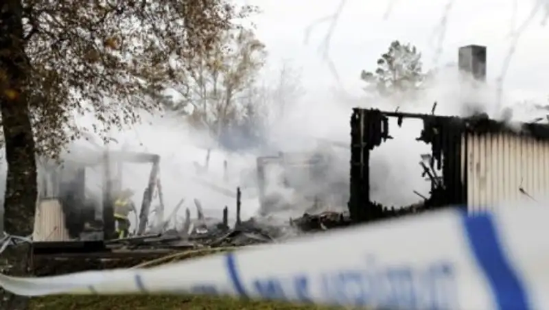 В Швеции сгорел приют для беженцев