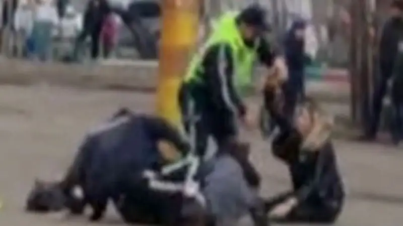 Пьяная пара подралась с полицейскими в Экибастузе