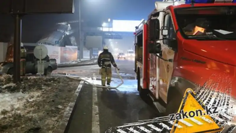 Второй за вечер автомобиль горел в Алматы