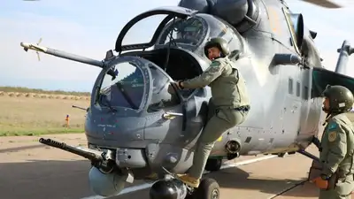 вертолет, летчик, учения, фото - Новости Zakon.kz от 07.05.2023 10:00
