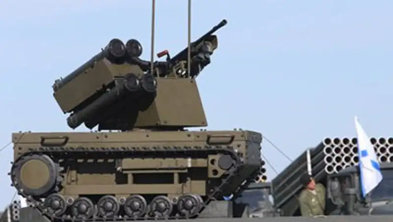 Российские боевые роботы впервые приняли участие в учениях