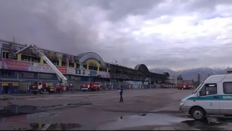 Полиция Алматы просит пострадавших при пожаре в "Адеме" обратиться в ДВД с заявлениями