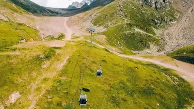 Из-за селя временно закрыли для туристов курорт Шымбулак, фото - Новости Zakon.kz от 24.07.2023 08:50