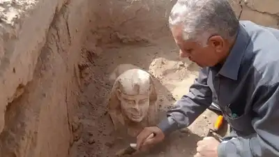 сфинкс нашли в Египте, фото - Новости Zakon.kz от 07.03.2023 10:36