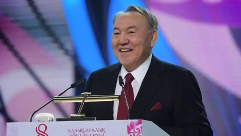 Президент посетил торжественный концерт «Көктем шуағы»