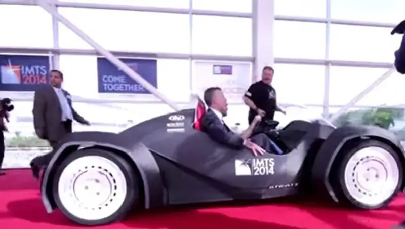 В США распечатали автомобиль на 3D-принтере