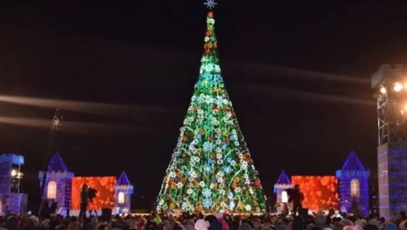 Главную елку столицы зажгут сегодня в Астане