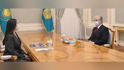 акорда, токаев, тлендиева, встреча, фото - Новости Zakon.kz от 01.04.2022 14:37