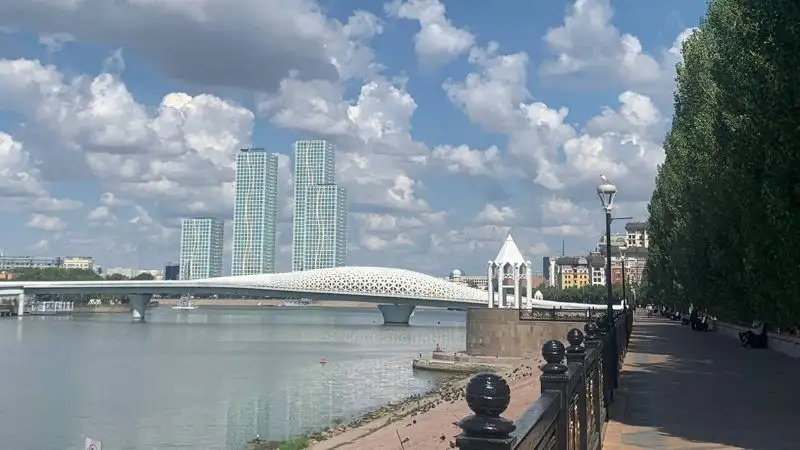 Казахстан Астана набережная, фото - Новости Zakon.kz от 28.07.2023 13:28