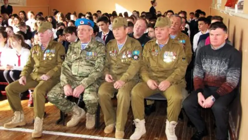 В Алматы проходят Уроки мужества в честь 30-летия вывода советских войск из Афганистана