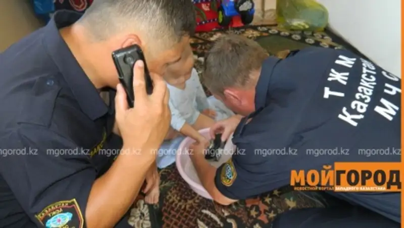 Спасатели Уральска извлекают детей из самых неожиданных мест