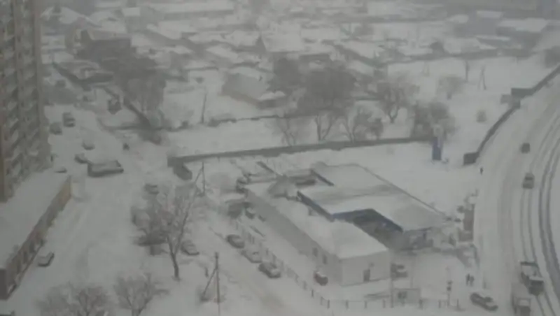 Нур-Султан во власти непогоды