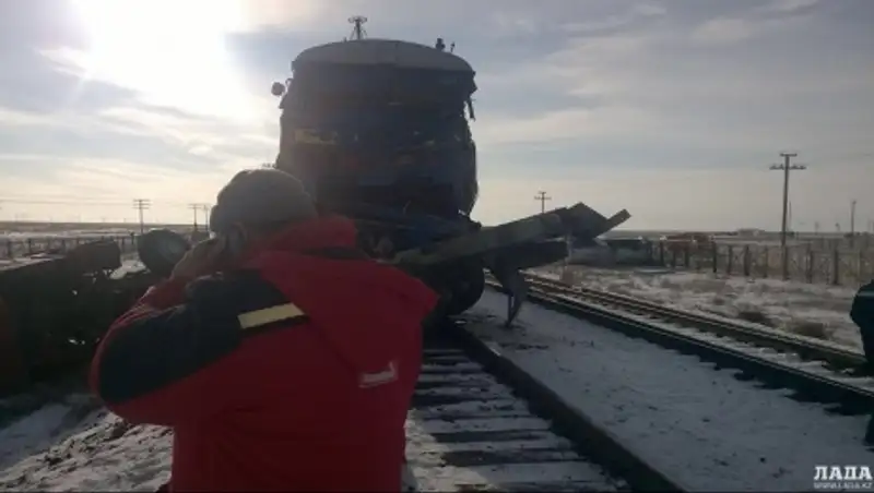 Движение поезда «Мангышлак-Алматы» после ДТП восстановлено