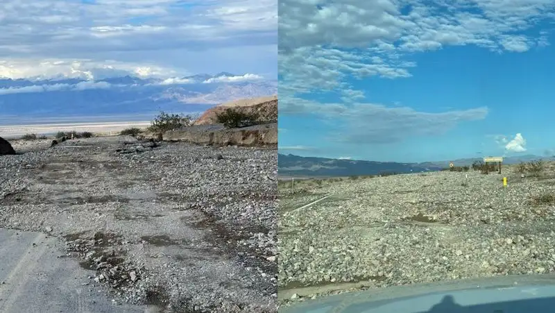 Из-за наводнения сотни людей не могут покинуть «Долину смерти» в США