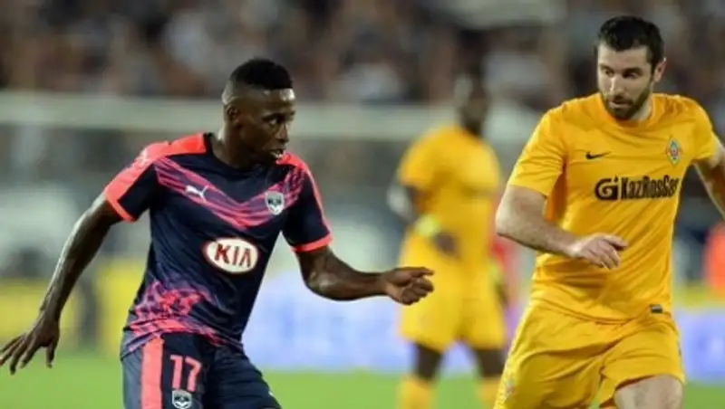 Седрик Ямбере открыл счет в матче «Кайрат» - «Бордо»