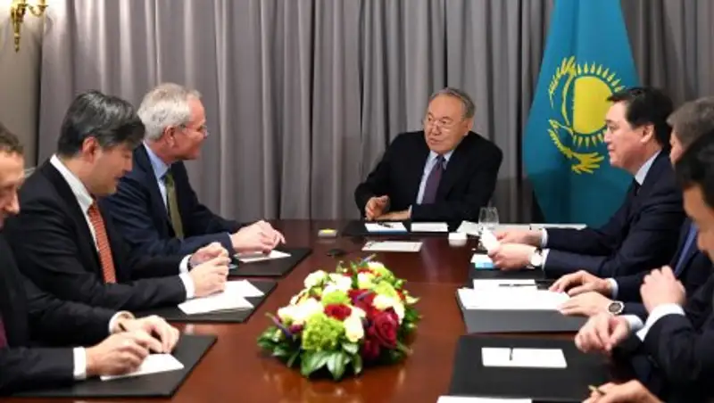Н.Назарбаев провел встречи с главами крупных американских компаний
