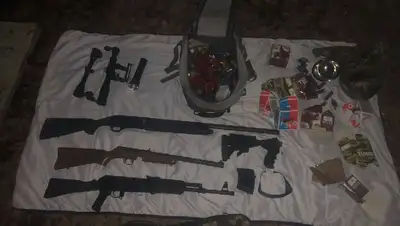 изъято оружие, фото - Новости Zakon.kz от 19.01.2022 12:40